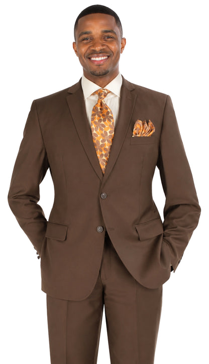 Iconic 5604-7-BRN Mens Suit