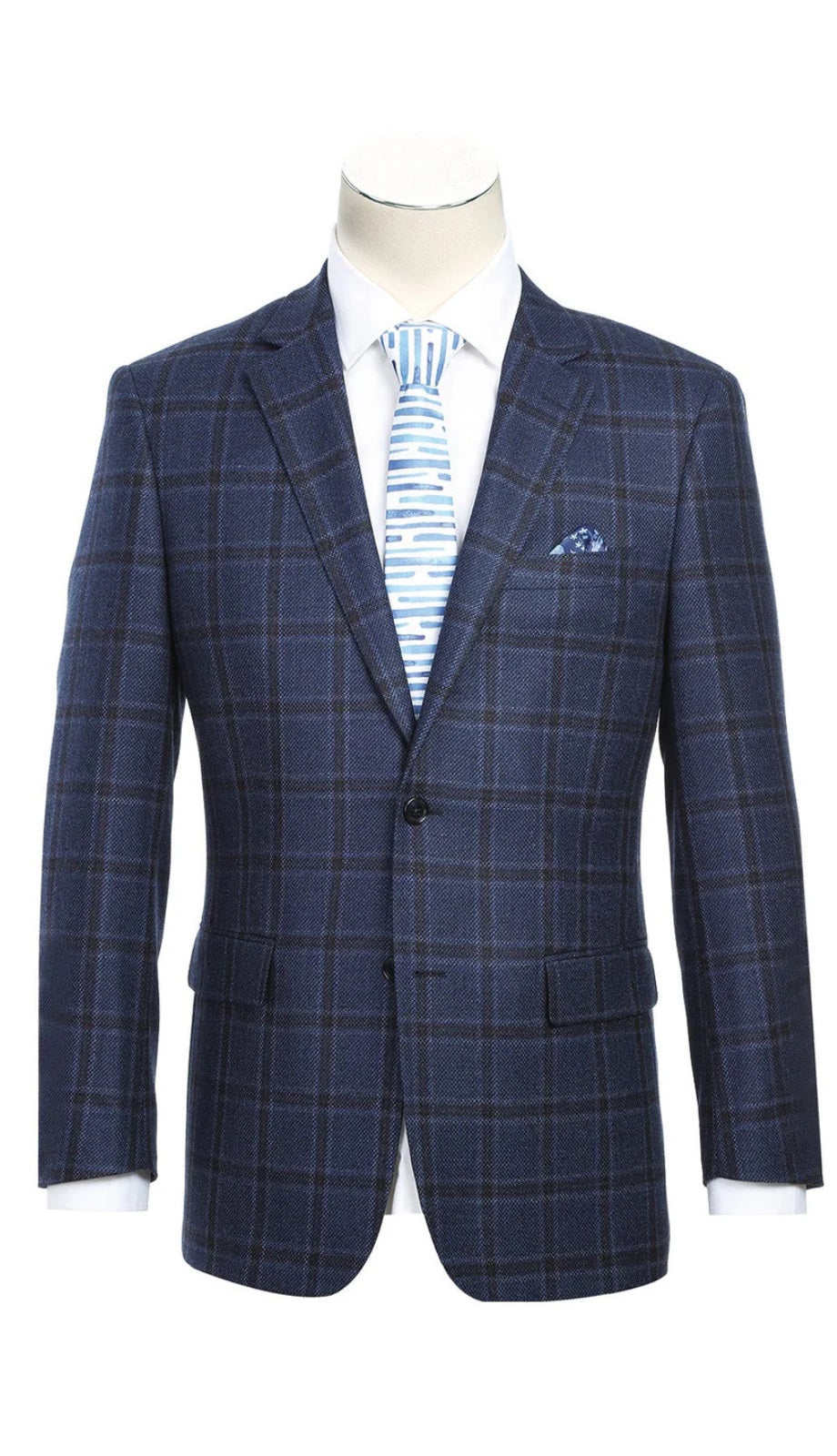 Renoir 563-13-BLUE Mens Blazer