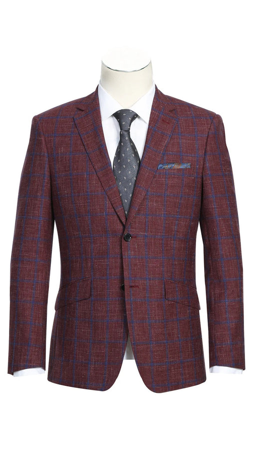 Renoir 563-2-BURG Mens Blazer