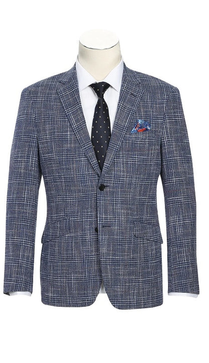 Renoir 563-3-BLUE Mens Blazer