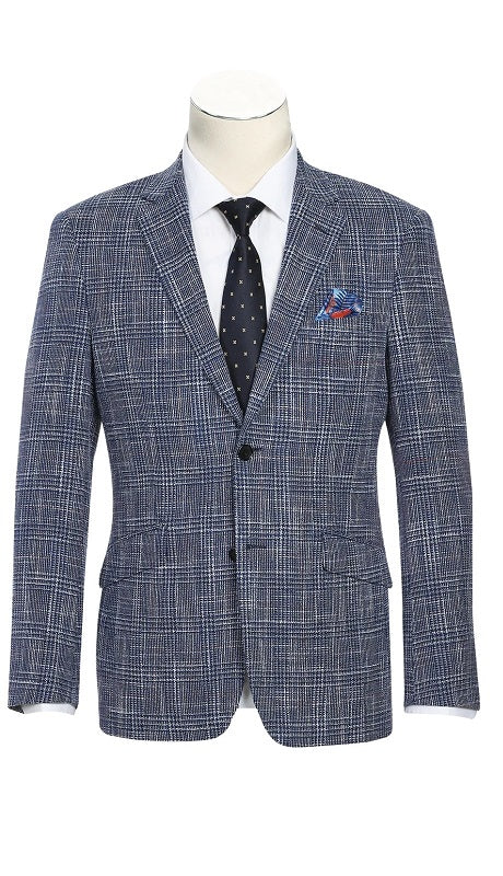 Renoir 563-3-BLUE Mens Blazer