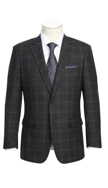 Renoir 563-6-BRN Mens Blazer