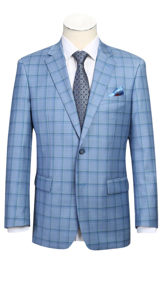 Renoir 565-1-BLUE Mens Blazer