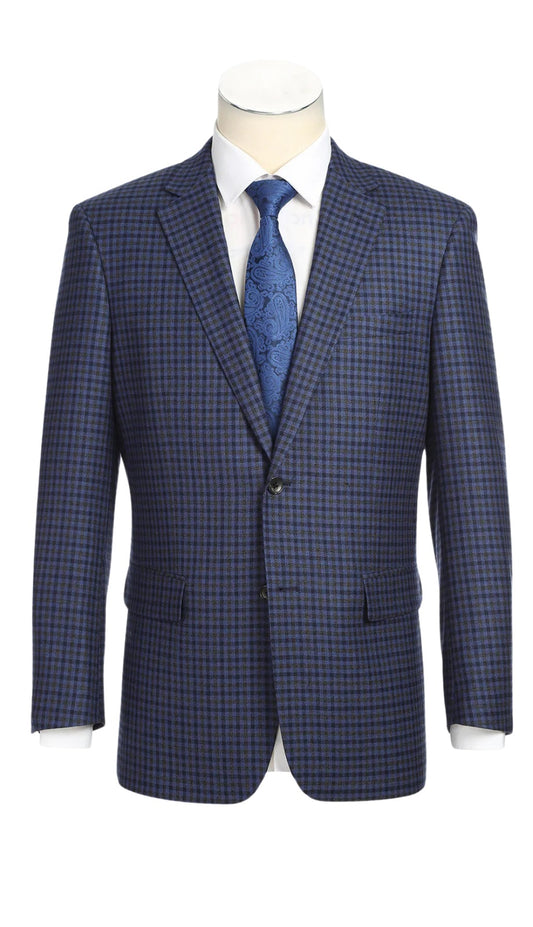 Alessandro Vitello Mens Blazer 565-9-BLUE