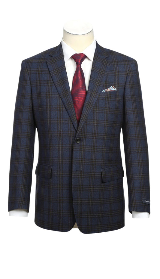 Renoir Mens Blazer 565-10-BLUE-BLK
