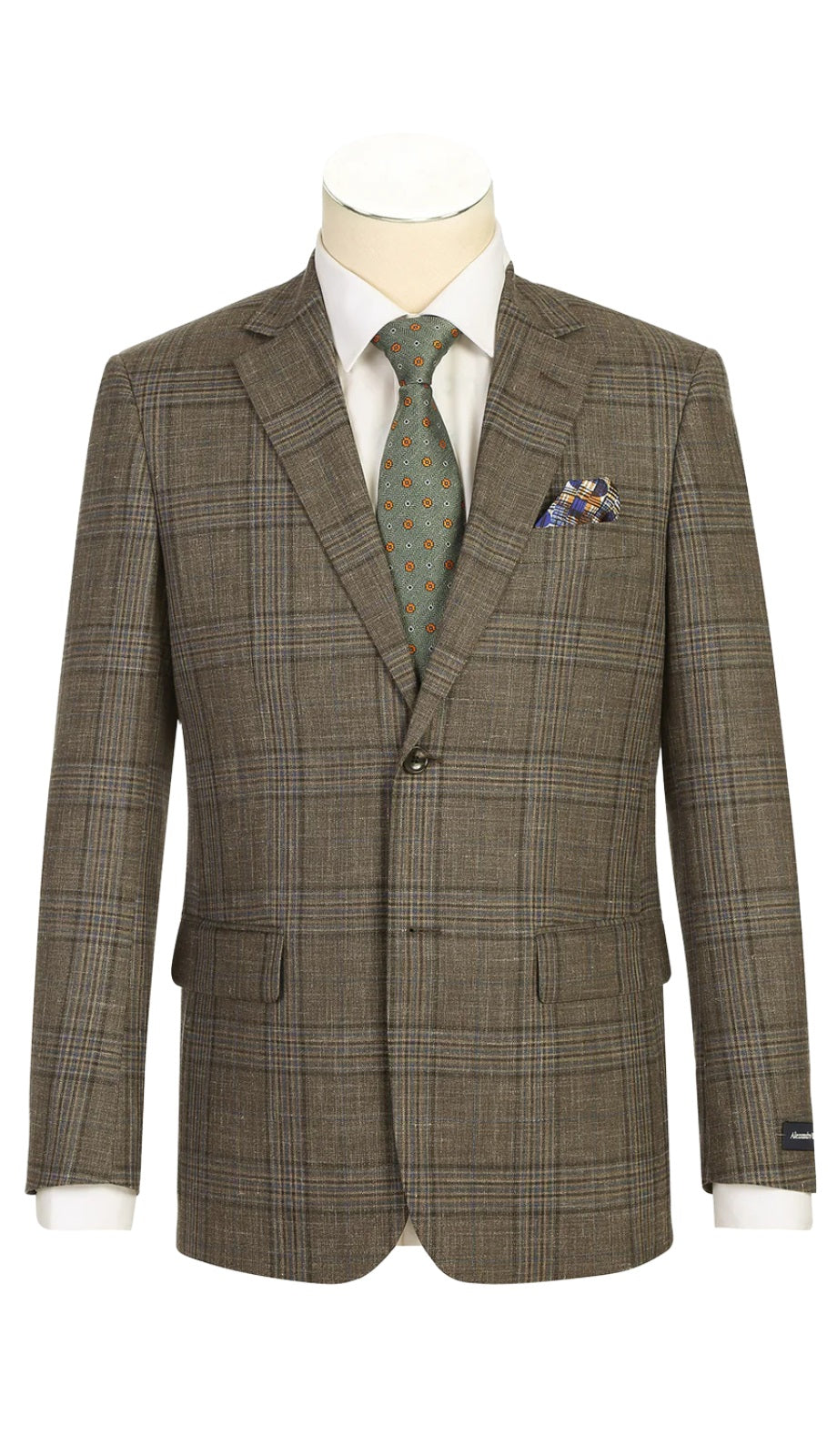 Renoir 565-18-BROWN Mens Blazer