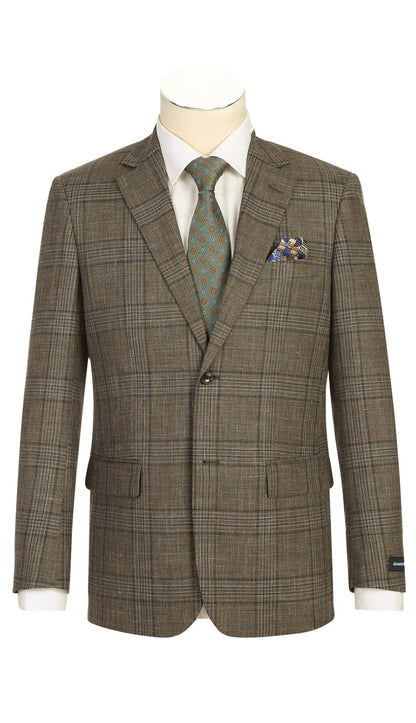 Renoir 565-18-BROWN Mens Blazer