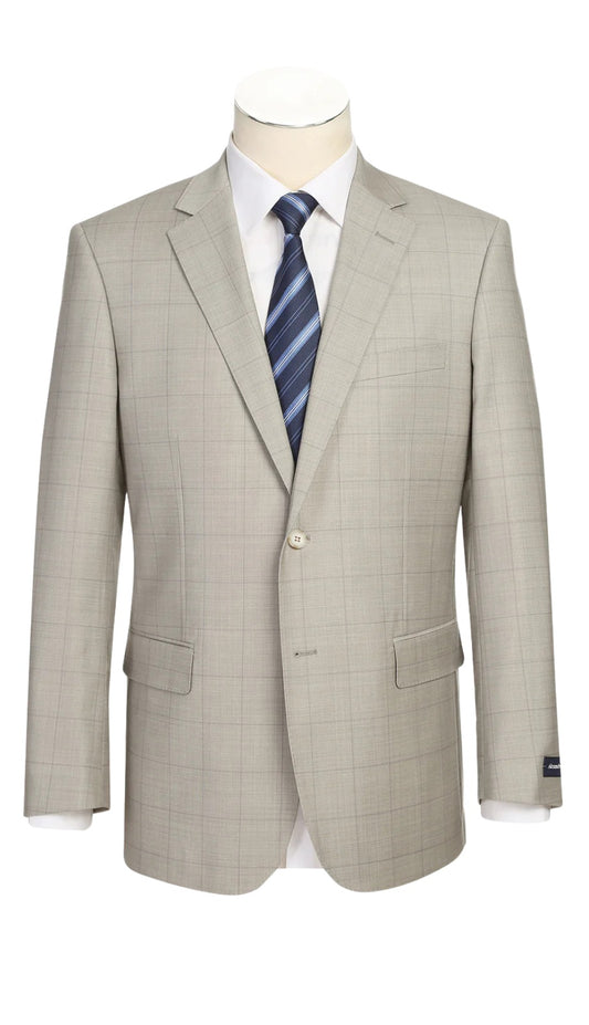 Renoir Mens Suit 566-10-STONE