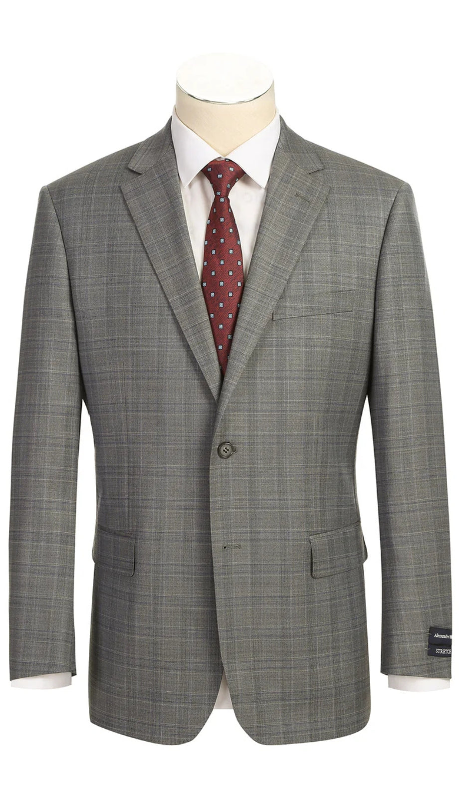 Renoir Mens Suit 566-12-GRY
