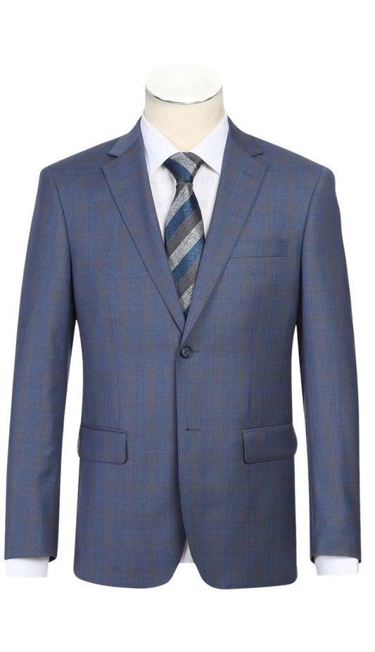 Renoir Men's Suit 566-2-BLU