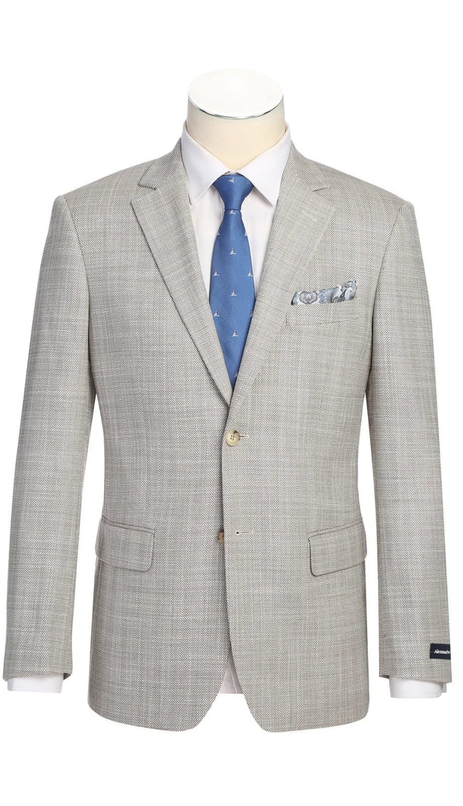 Renoir 567-12-KHAKHI Mens Blazer