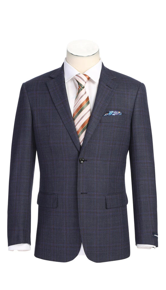 Renoir 567-3-BROWN Mens Blazer