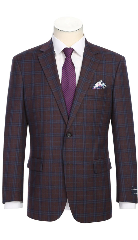 Renoir 567-9-PURPLE Mens Blazer