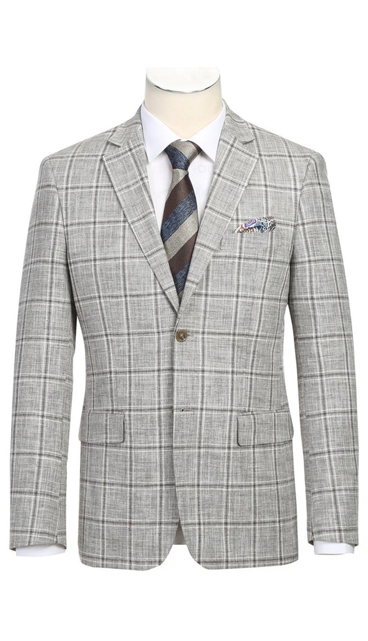 Renoir 610-9-KHKHI Mens Blazer