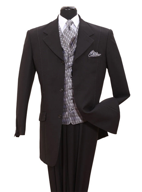 Milano Moda 6802V-BL Mens Suit