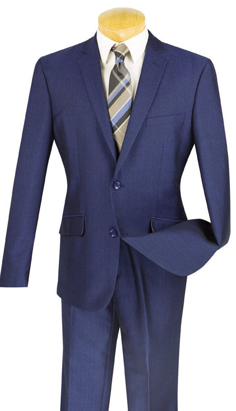 Vinci S2RK-7-BLU Mens Suit