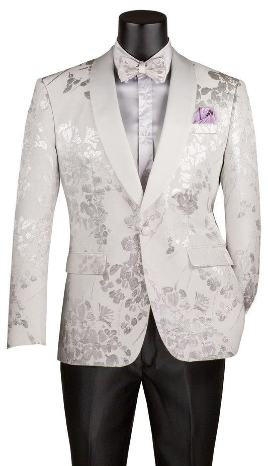 Vinci BSF-19-WHT Mens Church Suit