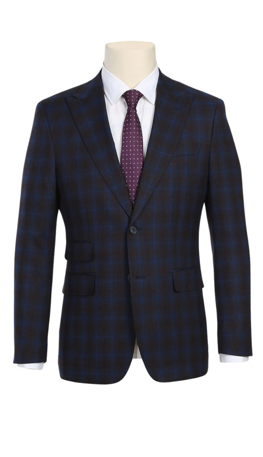 English Laundry Mens Suit 82-55-470EL-NAVY-BURG