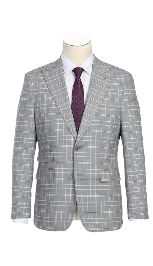 English Laundry Mens Suit 82-60-092EL-WHT-SMOKE