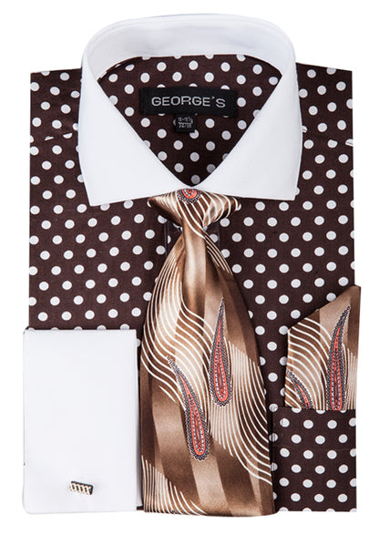 Fortino Landi AH613-BR Mens Shirt