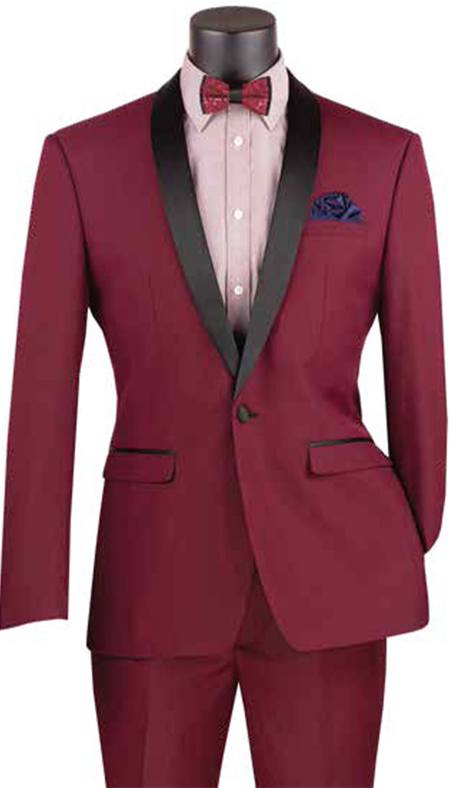 Vinci  T-SS-BUR Mens Tuxedo