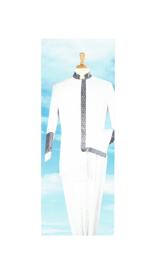 Sapphire Collection Mens Church-1-WHT
