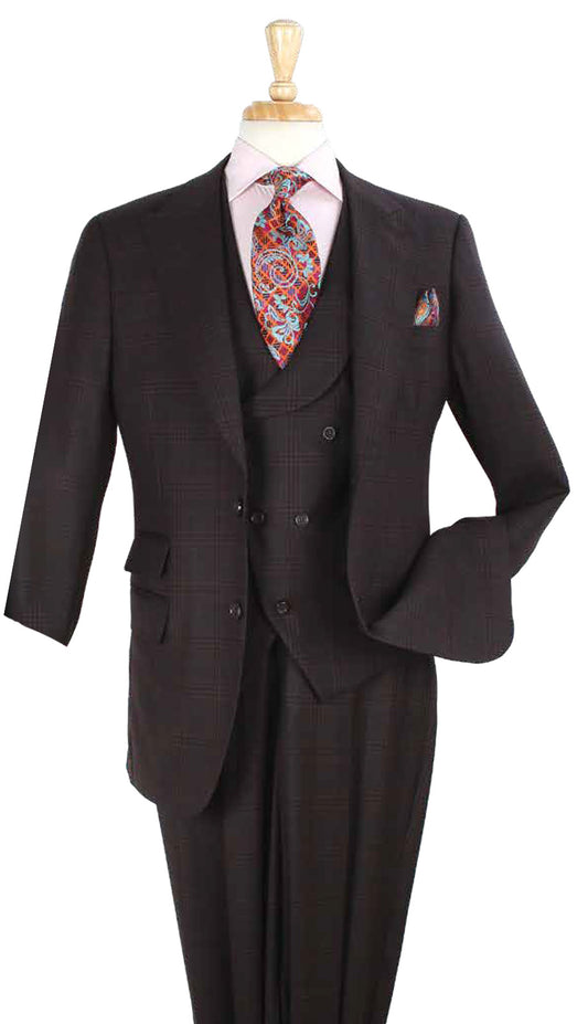 Iconic T-616-BRN Mens Church Suit