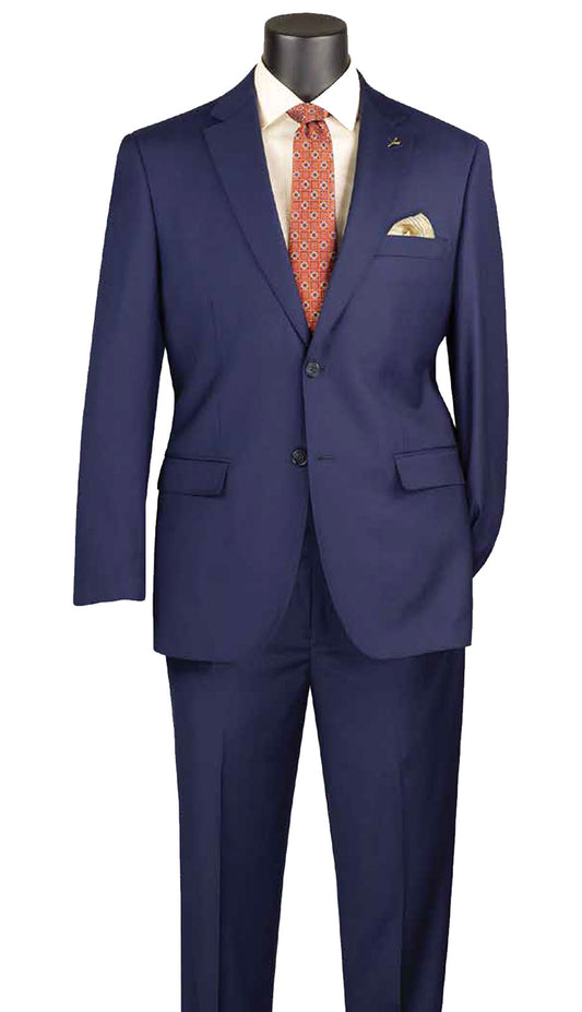 Vinci MW100-BLU Mens Church Suit