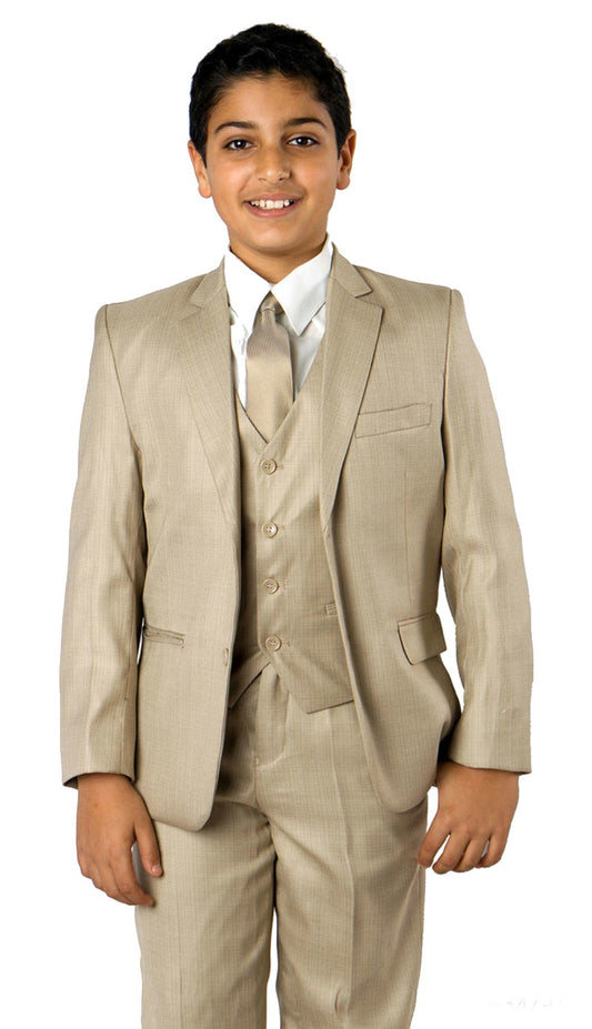 Tazzio B347H-03-BIEGE Boys Suit