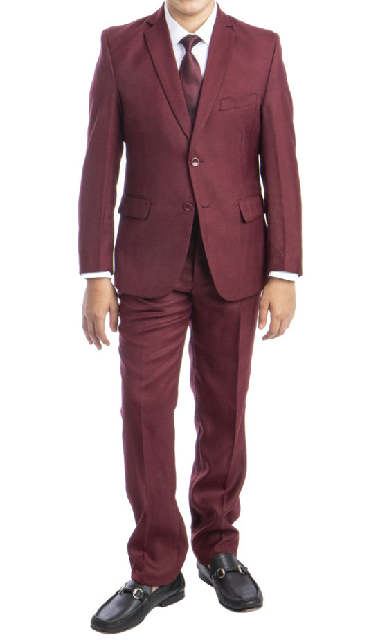 Tazzio B347-09-BURG Boys Suit