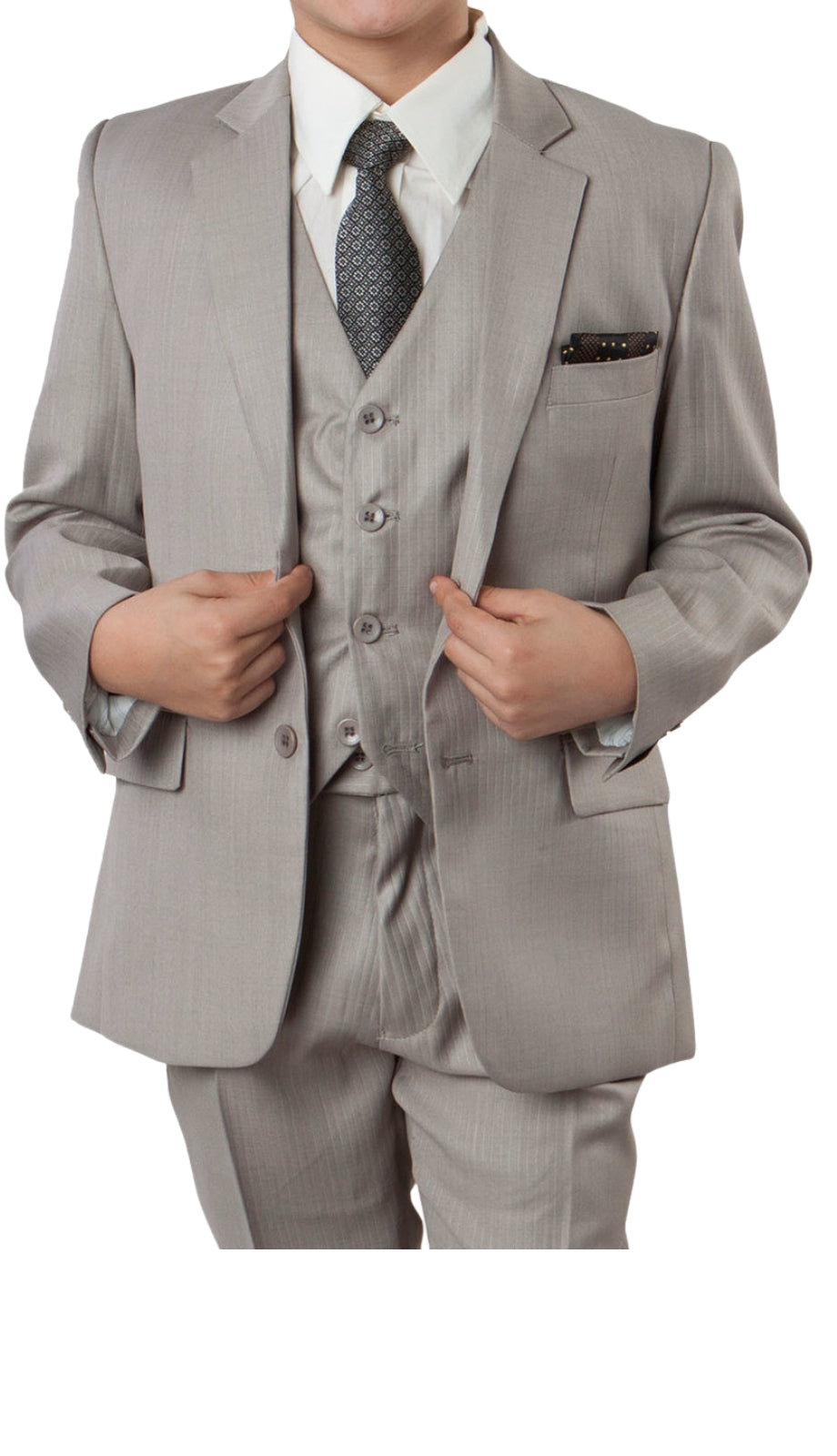 Tazzio B348-04-DARK-TAN Boys Suit