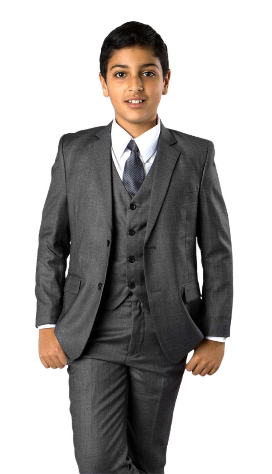 Tazzio B354-01-GRY Boys Suit