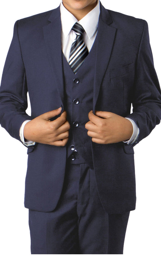 Tazzio B358-02-NAVY Boys Suit