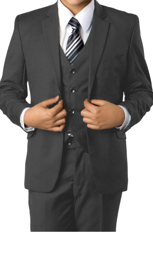 Tazzio B358-03-GRY Boys Suit