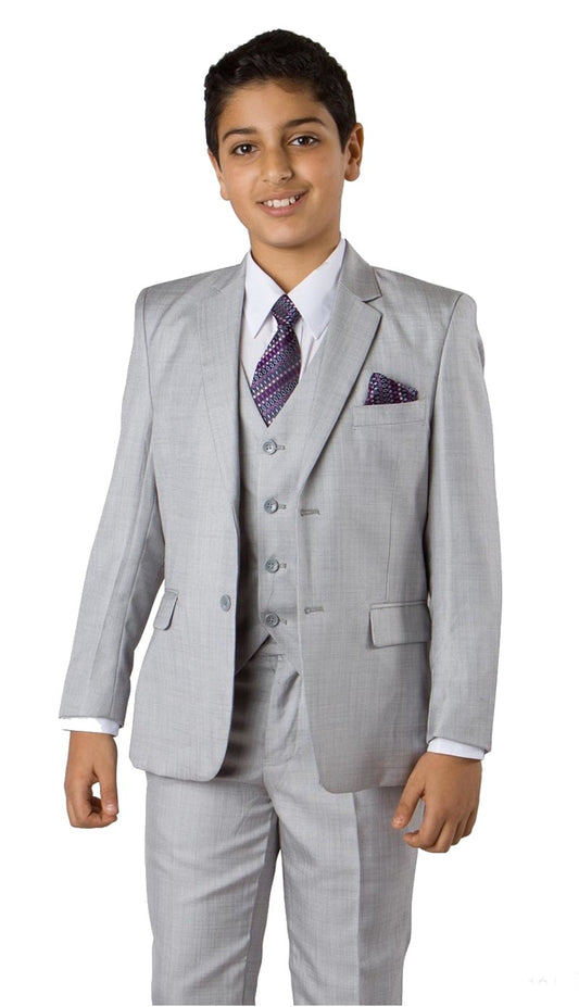 Tazzio B361-03-LT-GRY Boys Suit