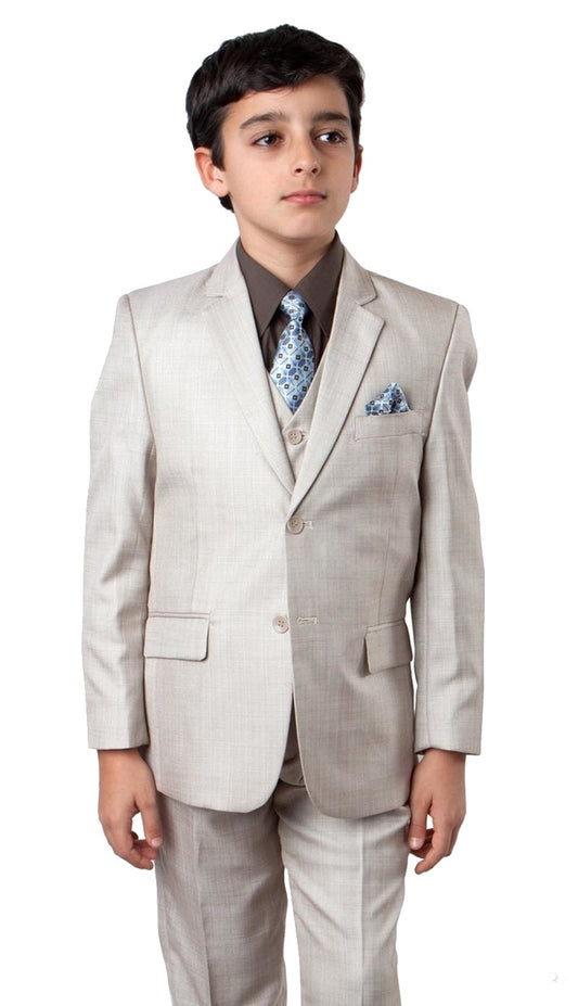 Tazzio B361-05-LIT-BEIGE Boys Suit