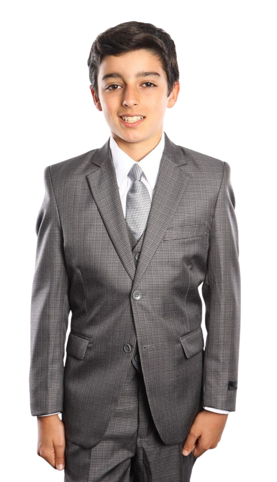 Tazzio B362-01-GRY Boys Suit
