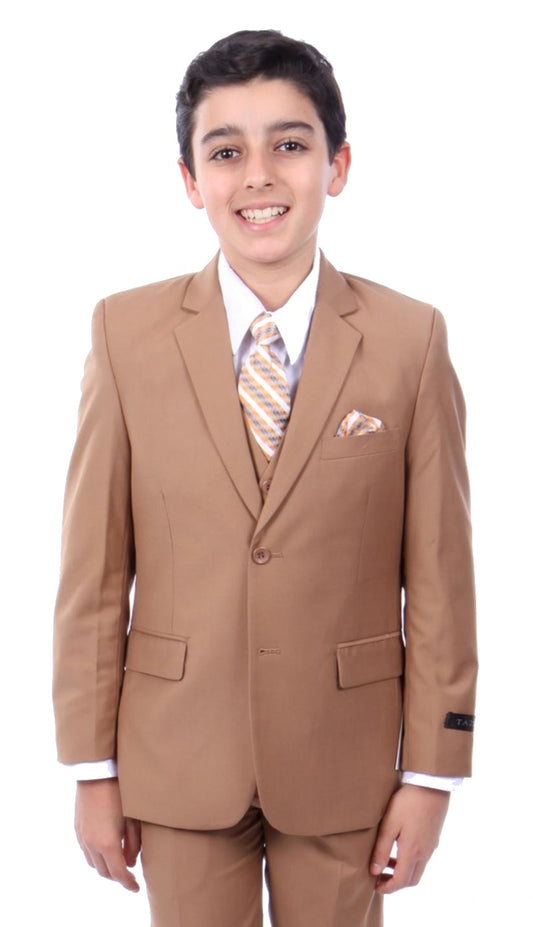Tazzio B363-03-CAMEL Boys Suit