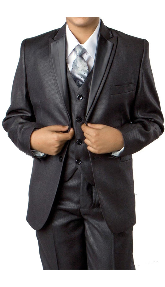 Tazzio B366-03-GRY Boys Suit