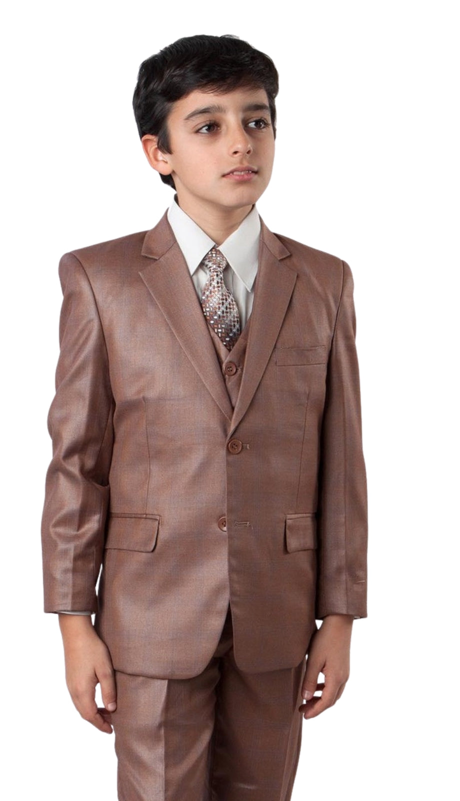 Tazzio B368-01-BRONZE Boys Suit