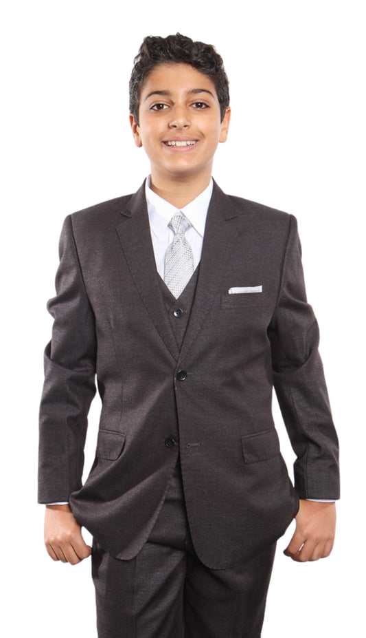 Tazzio B373-02-CHAR Boys Suit