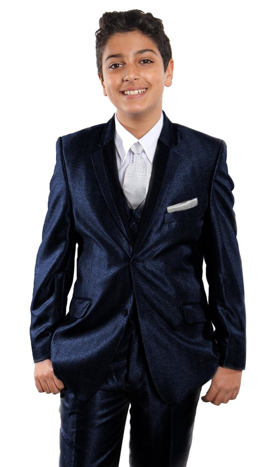 Tazzio B378-02-NAVY Boys Suit