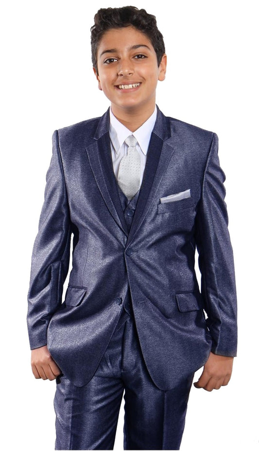 Tazzio B378-04-BLUE Boys Suit