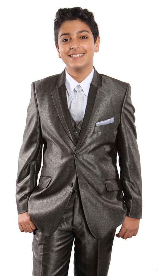 Tazzio B378-05-TAUPE Boys Suit