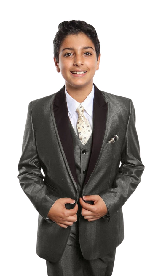Tazzio B379-04-TAUPE Boys Suit