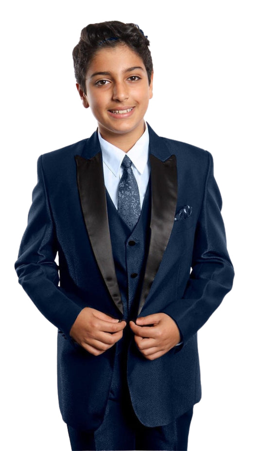 Tazzio B380-02-NAVY Boys Suit