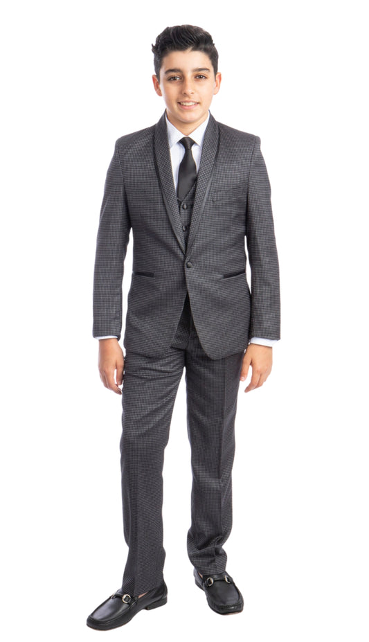 Tazzio B393-03-GRY Boys Suit