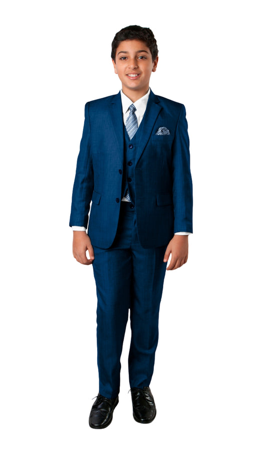 Tazzio B394-11-BLUE Boys Suit