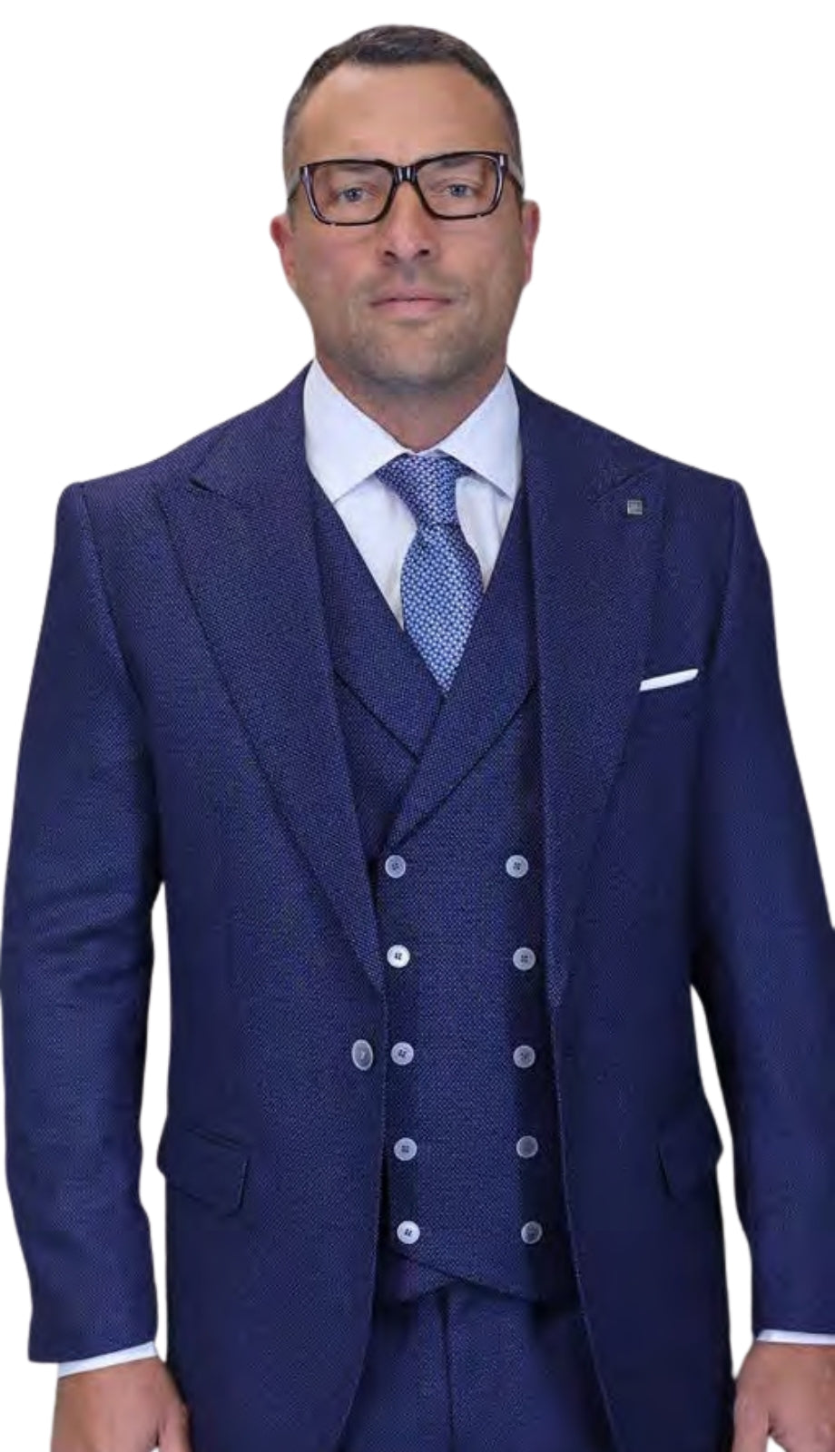 Statement NEIVE-SAPPHIRE-3PC Mens Suit