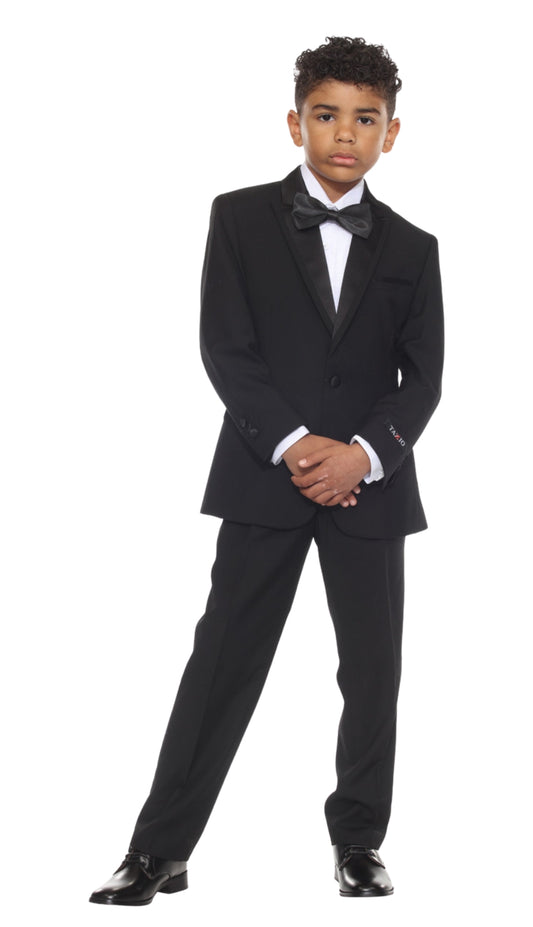 Tazzio BT187-01-BLK Boys Suit